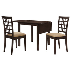 Vanetta Cappuccino 3-Piece Dining Set
