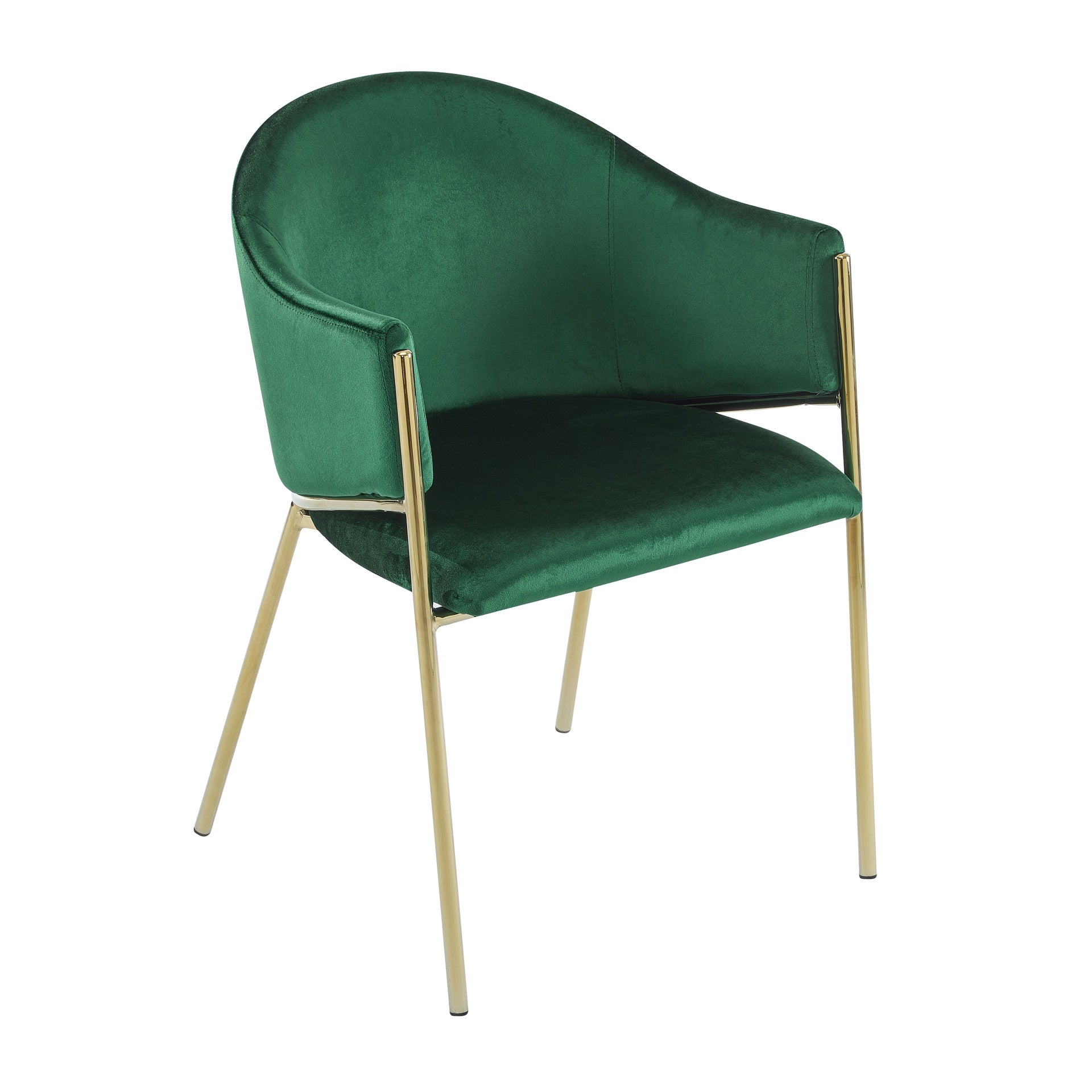 Modern Velvet Upholstered Dining Chair