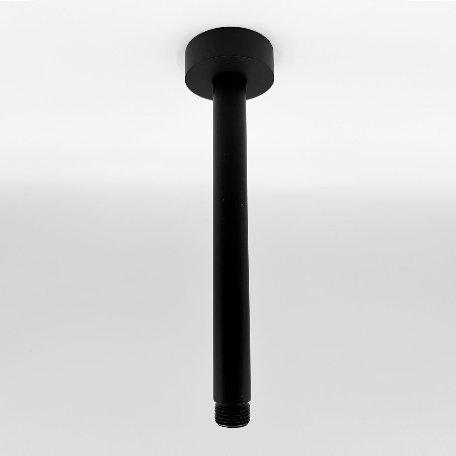 Shower Arm with Flange, 1/2 NPT Tapered Threads, Rain Shower Head Arm, Ceiling Mount Shower Extension Arm