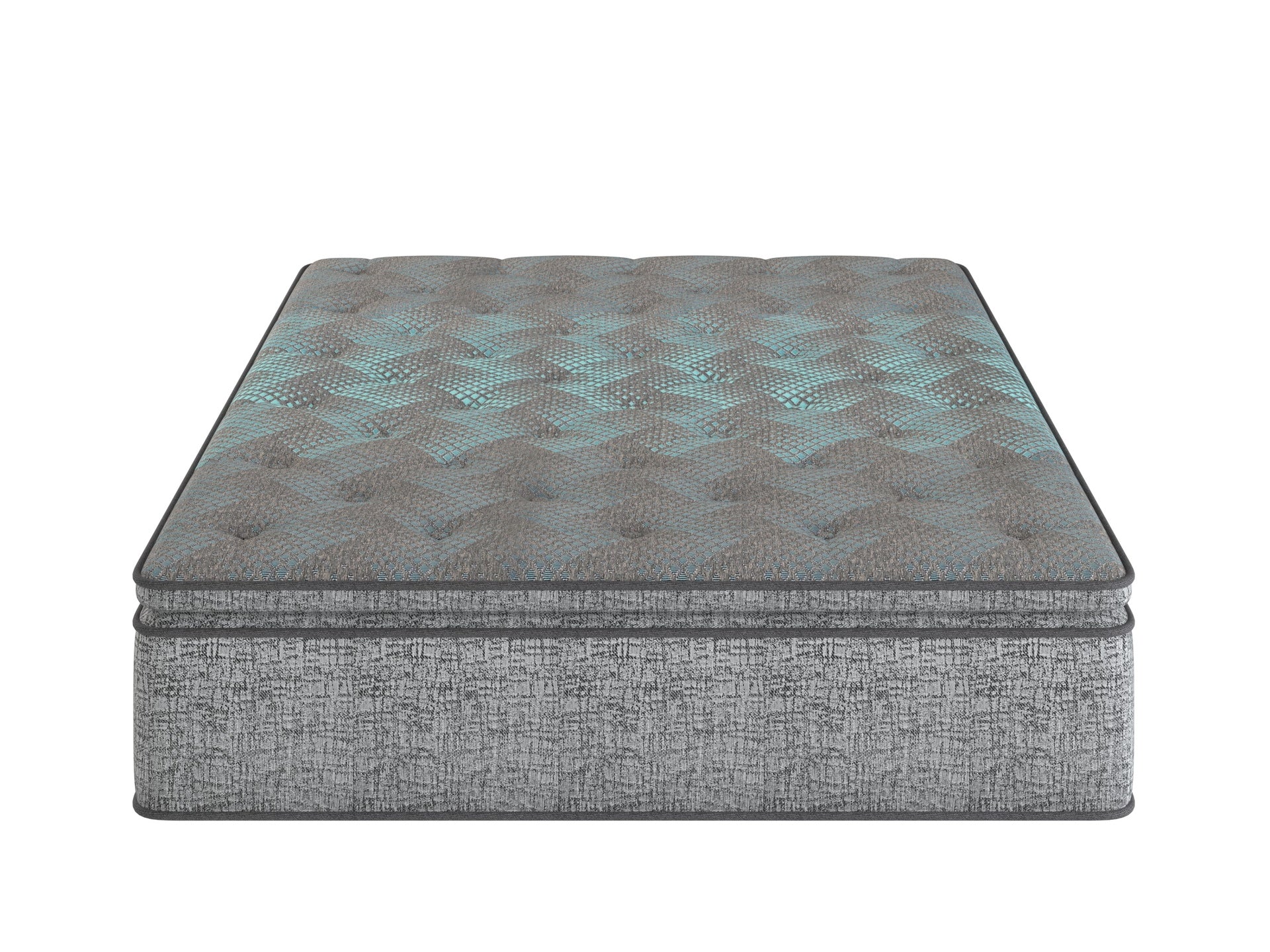 Restonic Comfort Care 12" Hybrid Euro Top Mattress, Individual Pocketed Coil Mattress , Plush Comfort, Full
