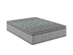 Restonic Comfort Care 12" Hybrid Euro Top Mattress, Individual Pocketed Coil Mattress , Plush Comfort, Full