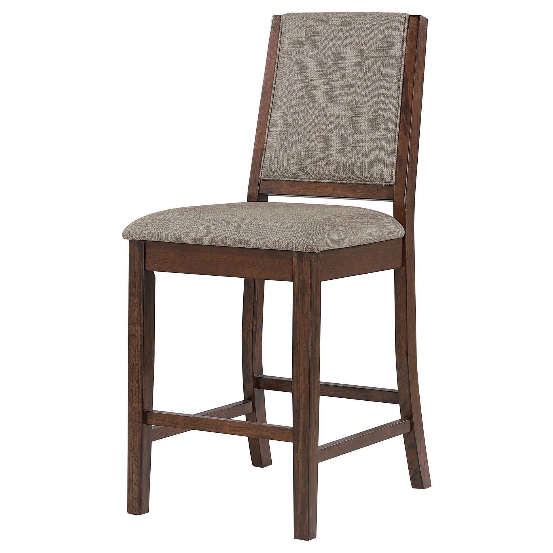 Allen Mango Oak Upholstered Counter Chair (Set of 2)