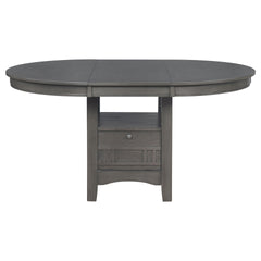 Ingall Medium Grey and Black 5-piece Dining Set