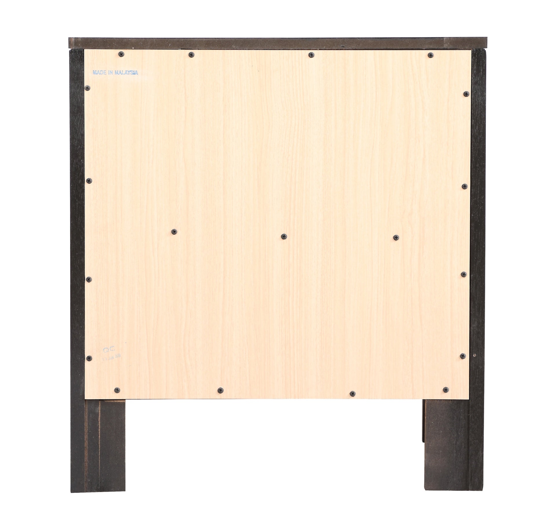 Elegantly Designed Bedside Table In Chic Black