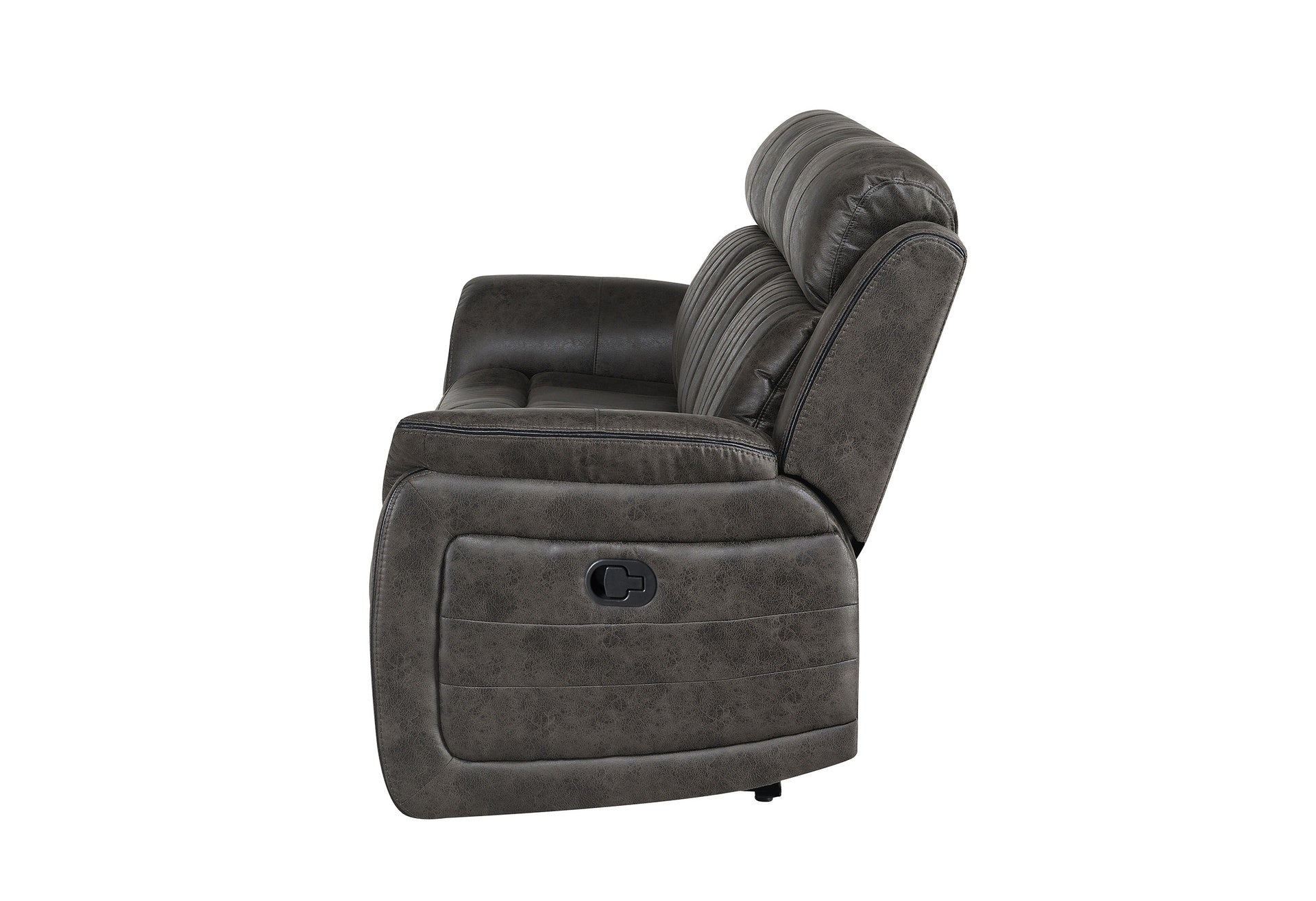 STEBAN GREY RECLINING SOFA