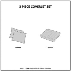 3 Piece Velvet Quilt Set Rust King/Cal King