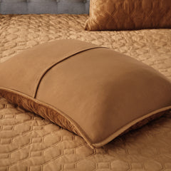 3 Piece Velvet Quilt Set Rust King/Cal King