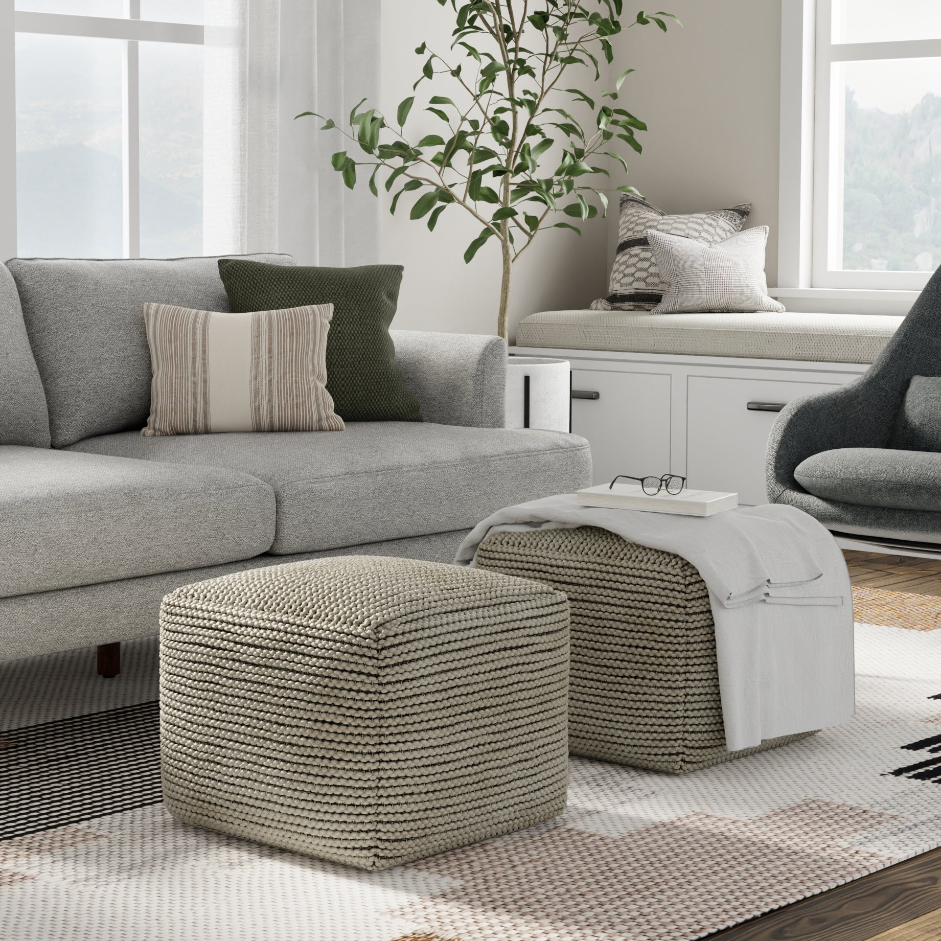 Eastmont Outdoor/Indoor Pouf