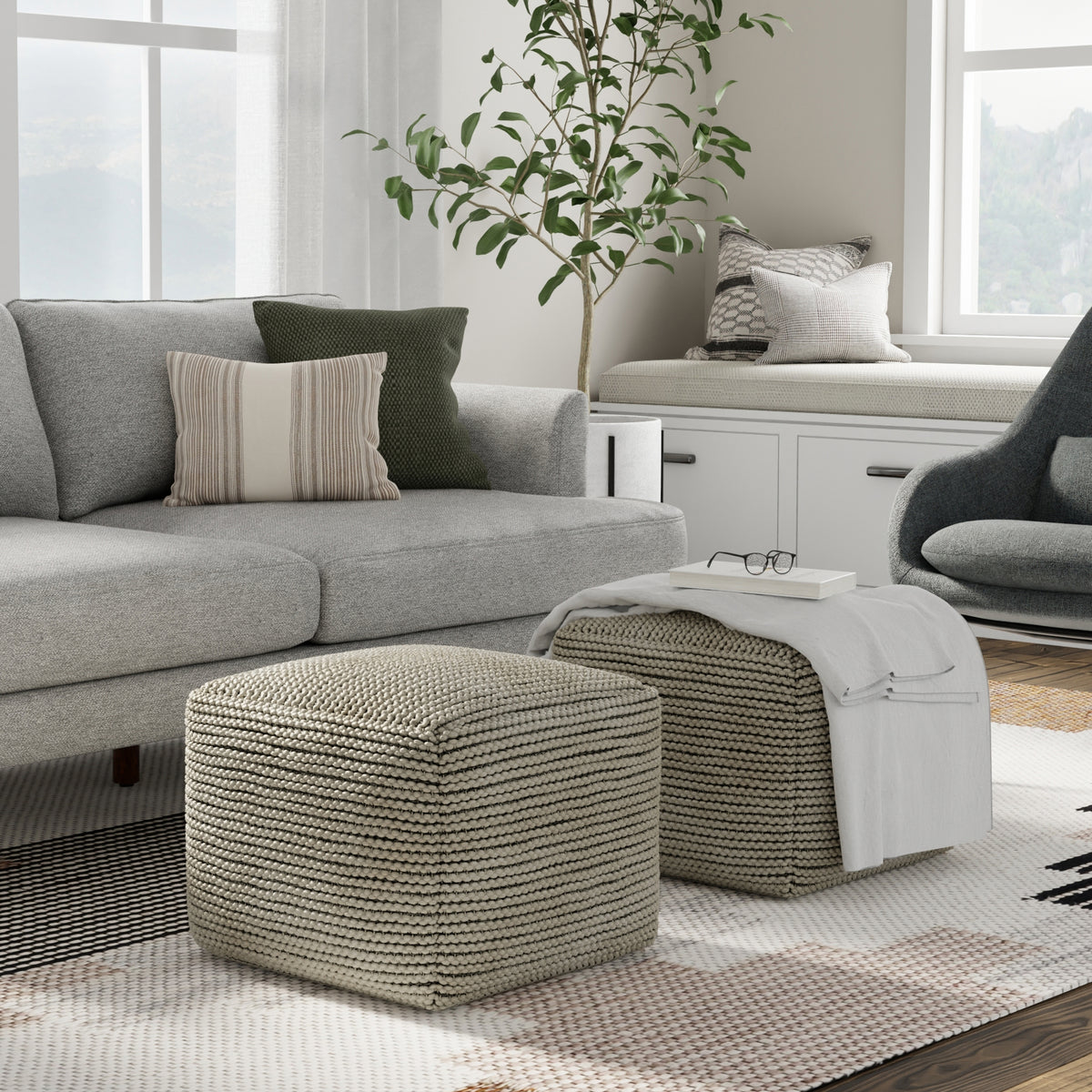 Eastmont Outdoor/Indoor Pouf