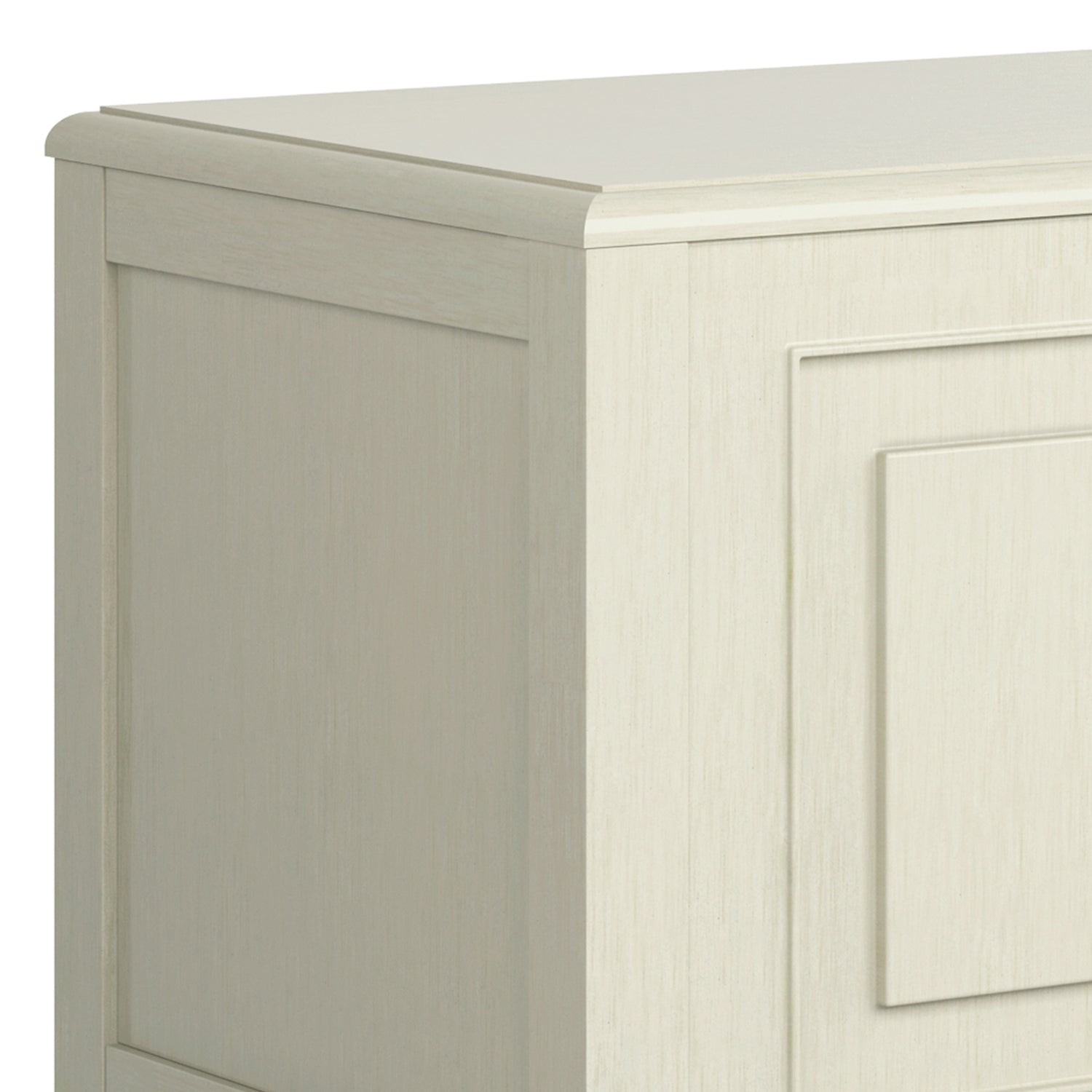 Connaught 51 inch Wide Solid Wood Storage Bench Trunk in Antique White