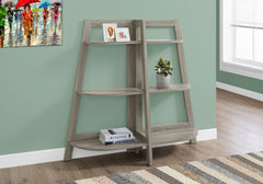 Bookshelf, Bookcase, Etagere, 3 Tier, 48"h, Office, Bedroom, Brown Laminate, Contemporary, Modern
