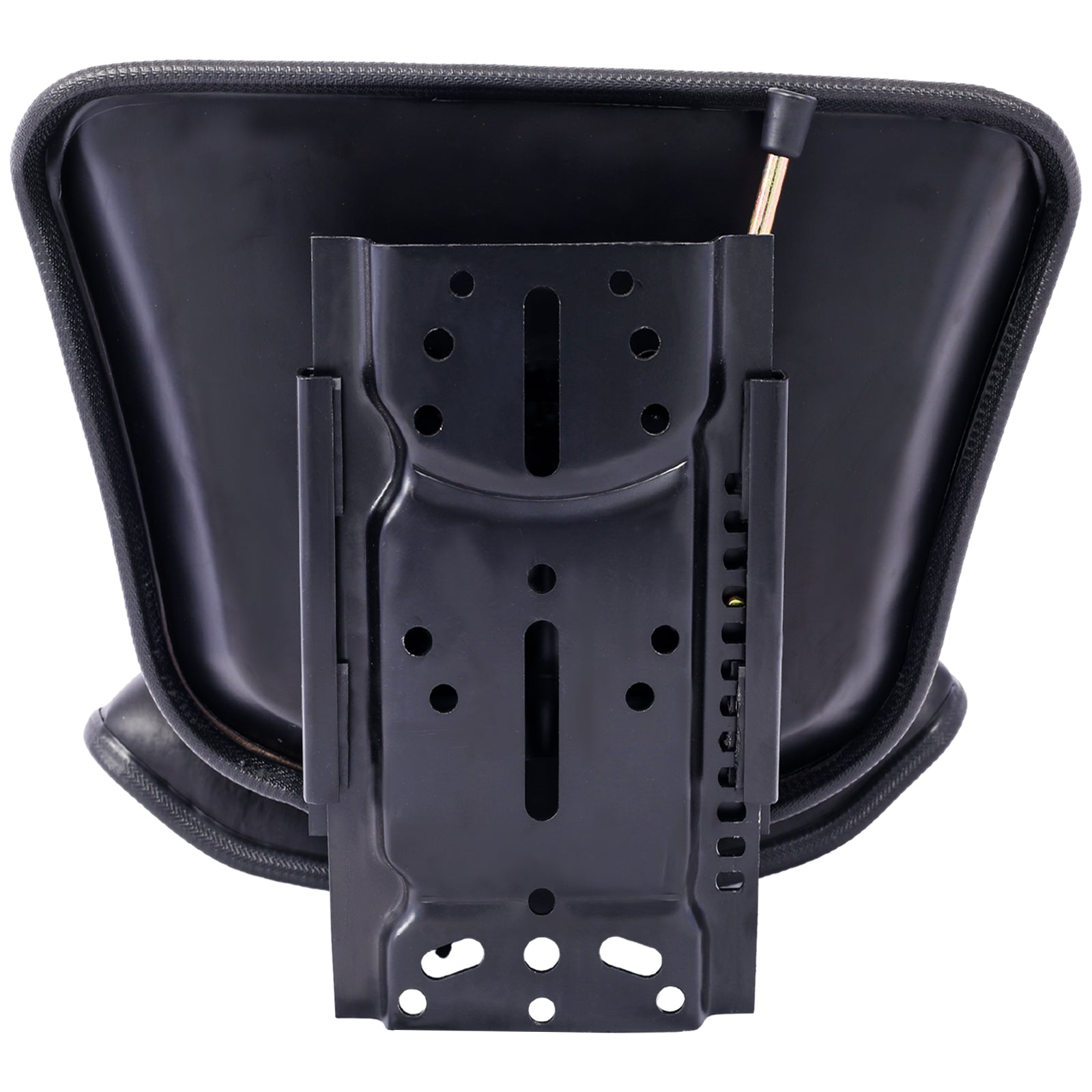 Tractor Seat w/ Backrest Black Slide Track Steel/PVC Compact Mower