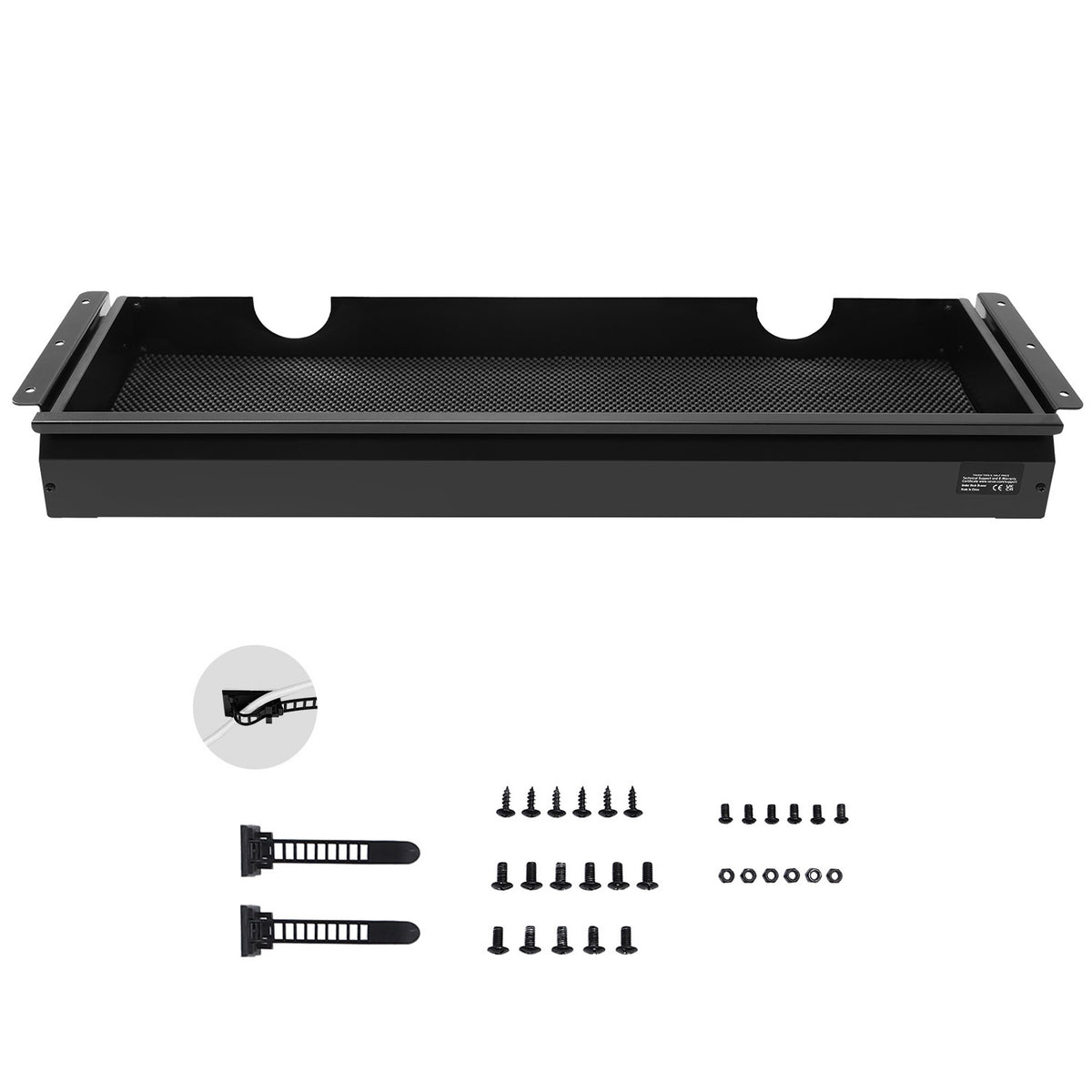 33 in Under Desk Drawer Organizer Slide-out Drawer Space Saver for Home Office