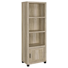 Vivek Distressed Pine 3-shelf Engineered Wood Media Tower