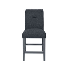 ARIYA DARK GREY BAR TABLE AND BAR STOOL SET