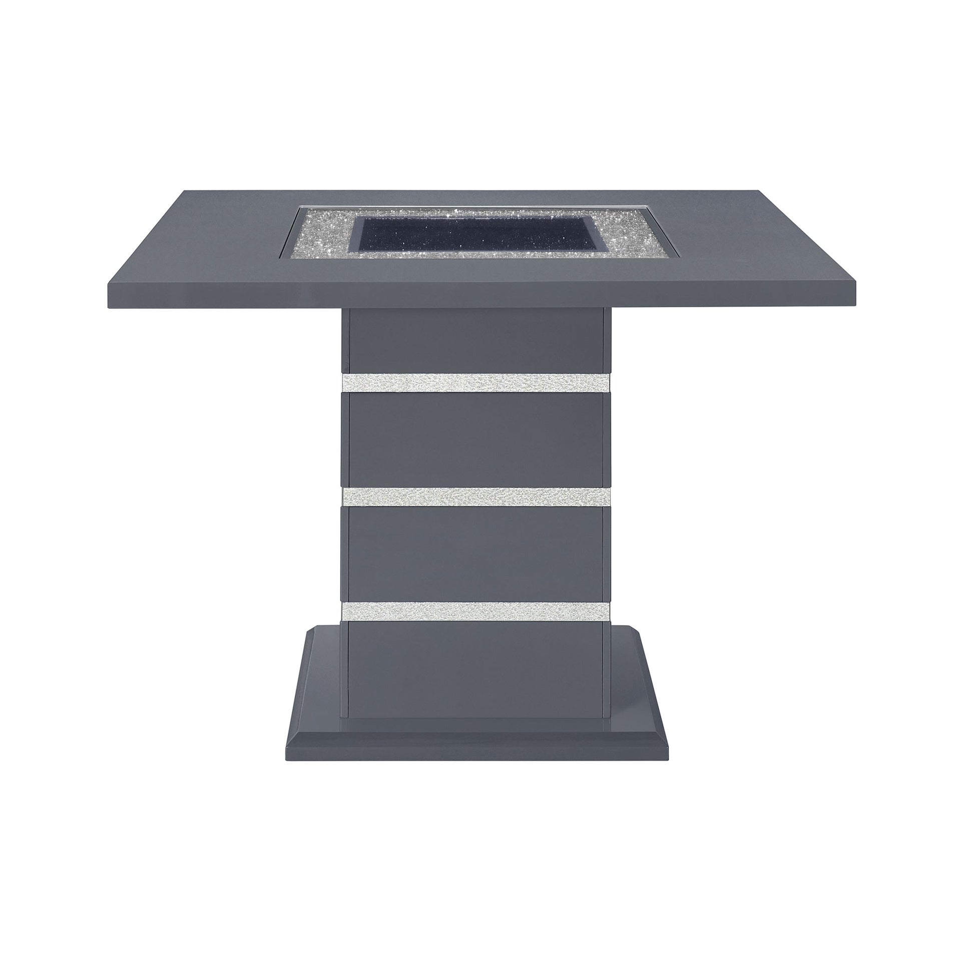 ARIYA DARK GREY BAR TABLE AND BAR STOOL SET