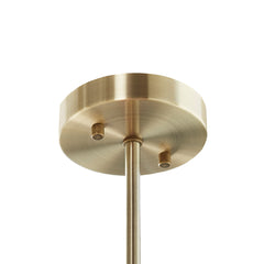 6-Light Metal Chandelier