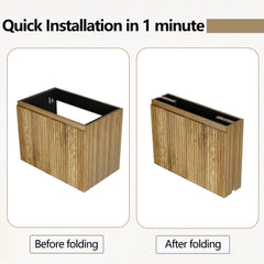 30inch foldable hanging bathroom cabinet without basin
