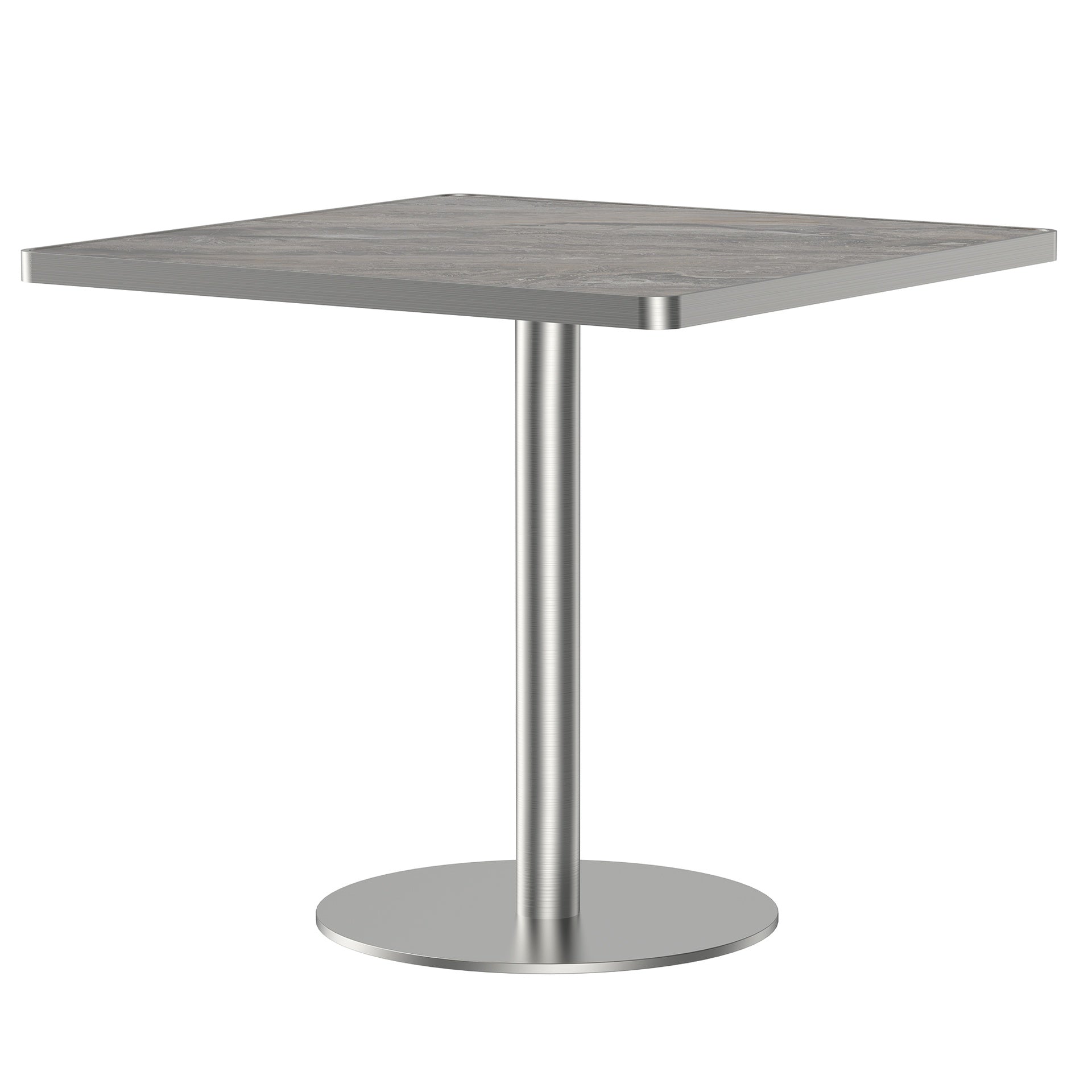 Square Modern Dinning Table 31.5 inches Bistro Table Tulip Table with Faux Marble top,Easy Assemble,Sturdy Metal Frame Diameter