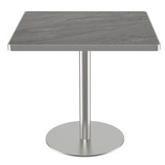 Square Modern Dinning Table 31.5 inches Bistro Table Tulip Table with Faux Marble top,Easy Assemble,Sturdy Metal Frame Diameter