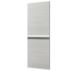 CRAZY ELF 28 "x 84" Melamine Integrated Door Slab, No Assembly Required, Covered With 2mm Thick Melamine Protective Layer, Environmental-Friendly, Waterproof, Moisture-proof, Deformation Resistant