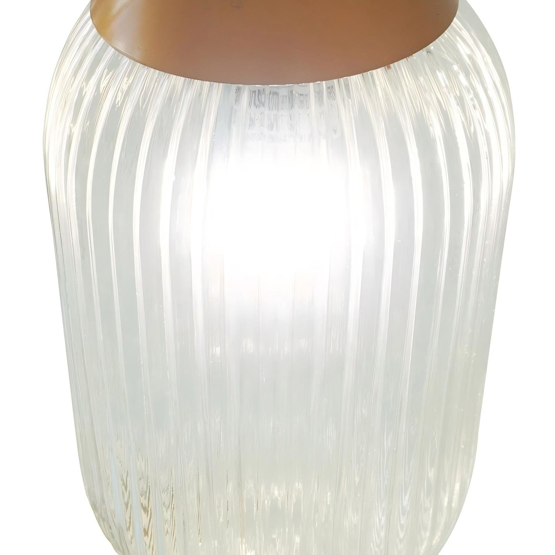 Modern Style Pendant Lamp - Bronze and Clear 110-120V Bedside Lamp Bedroom/Living Room Ceiling Light