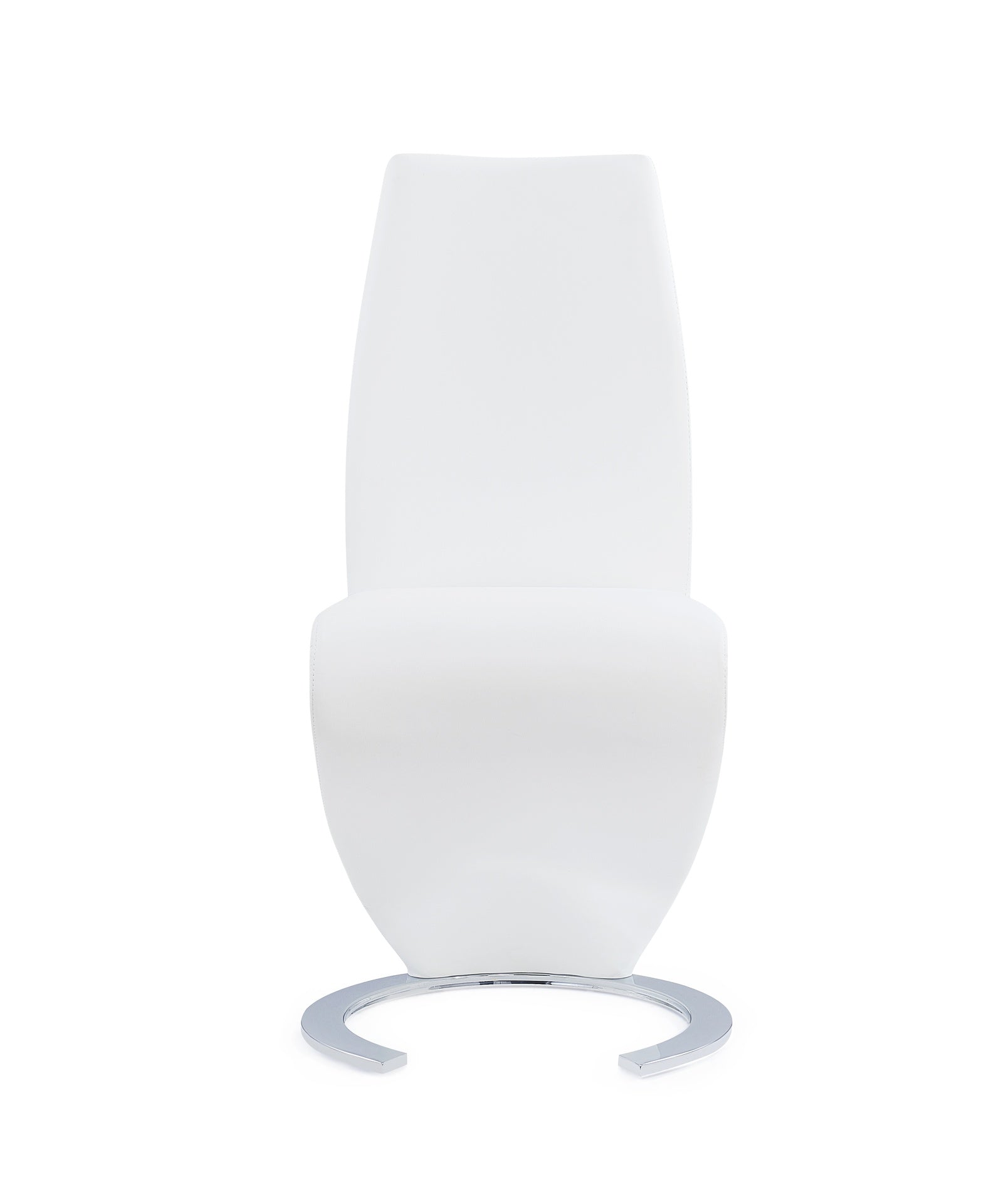 MARCUS HORSESHOE WHITE DINING CHAIRS (KIT OF 2)