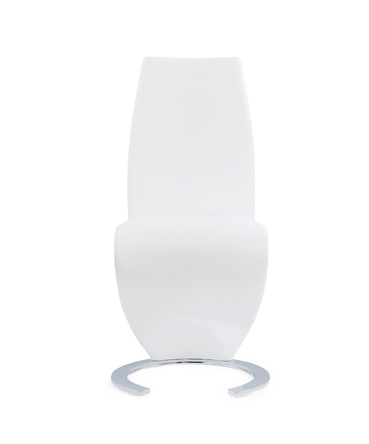 MARCUS HORSESHOE WHITE DINING CHAIRS (KIT OF 2)
