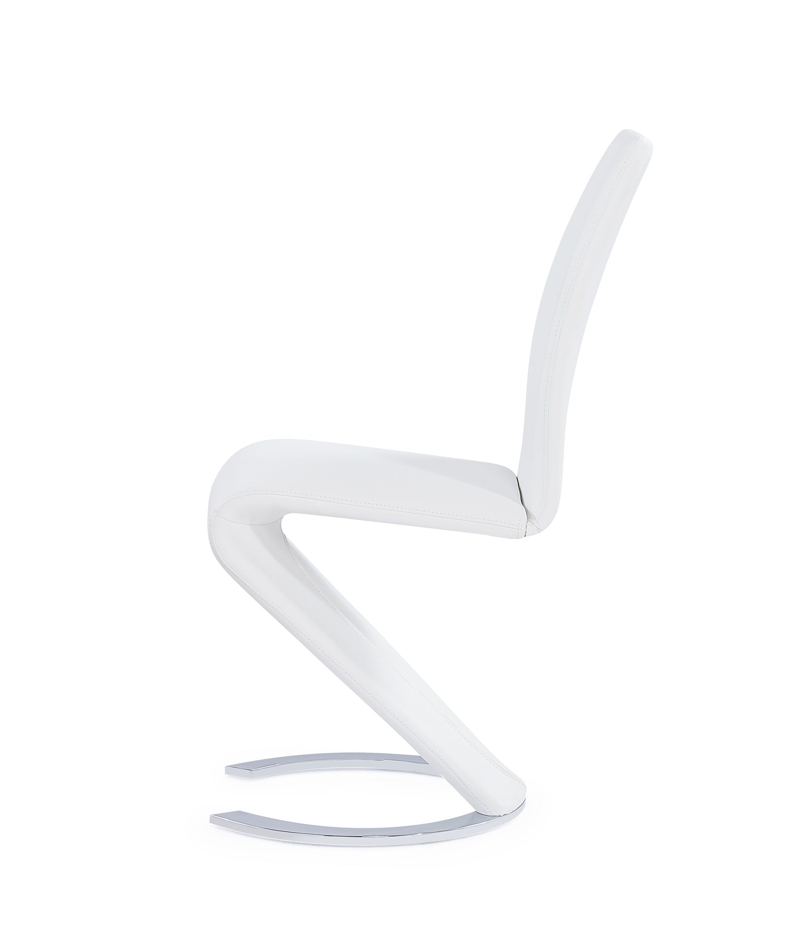 MARCUS HORSESHOE WHITE DINING CHAIRS (KIT OF 2)