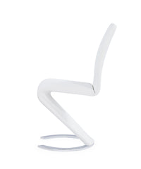 MARCUS HORSESHOE WHITE DINING CHAIRS (KIT OF 2)
