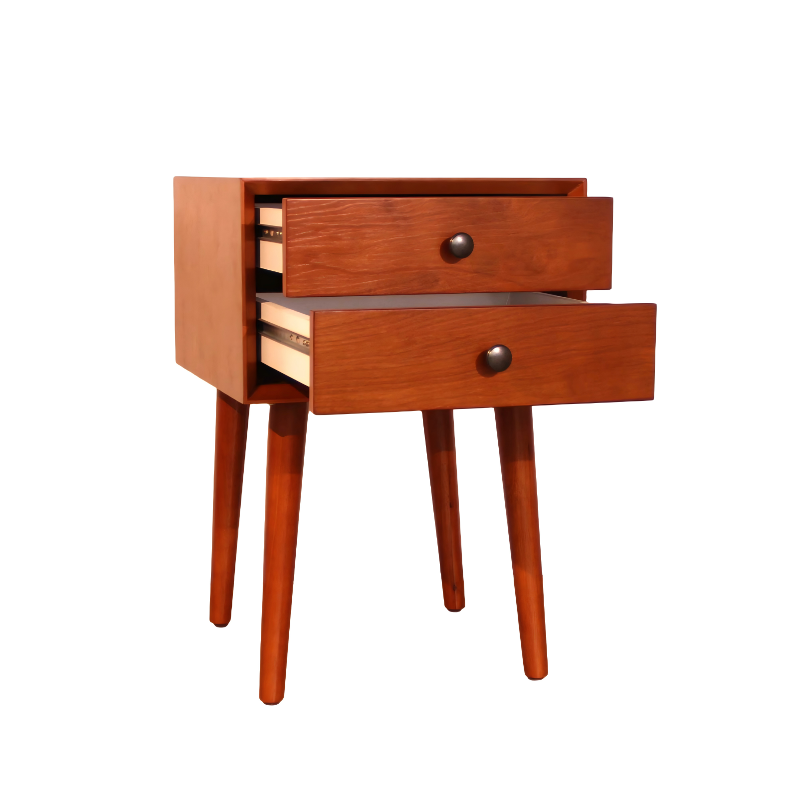 Nightstand with 2-Drawers, Small Side End Table with Storage, Seadrifte