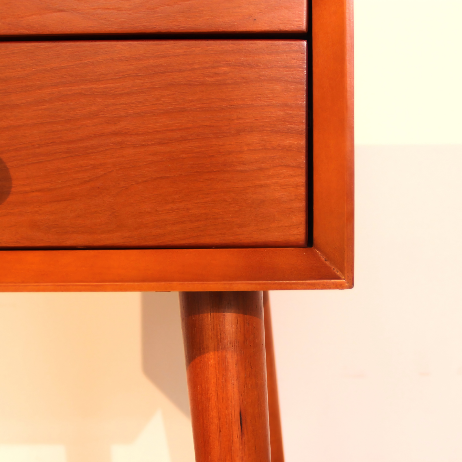 Nightstand with 2-Drawers, Small Side End Table with Storage, Seadrifte
