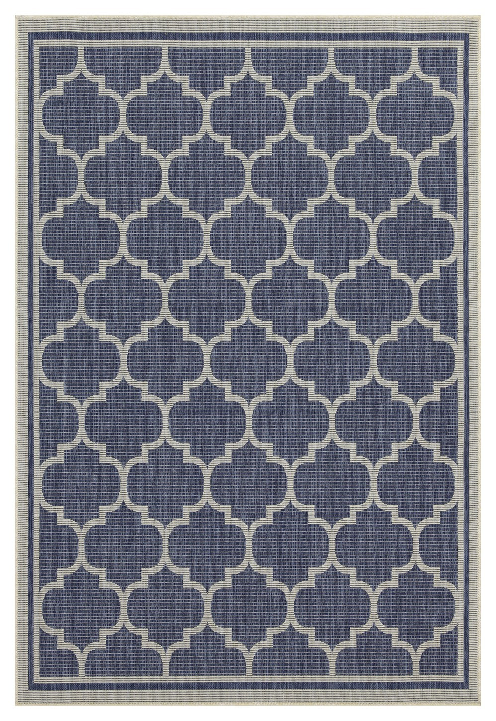 Sunshine GC_HAR2004 Blue 2 ft. 7 in. x 7 ft. 3 in. Indoor/Outdoor Area Rug