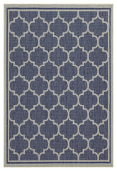 Sunshine GC_HAR2004 Blue 2 ft. 7 in. x 7 ft. 3 in. Indoor/Outdoor Area Rug