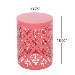 Outdoor Metal end Table -Large