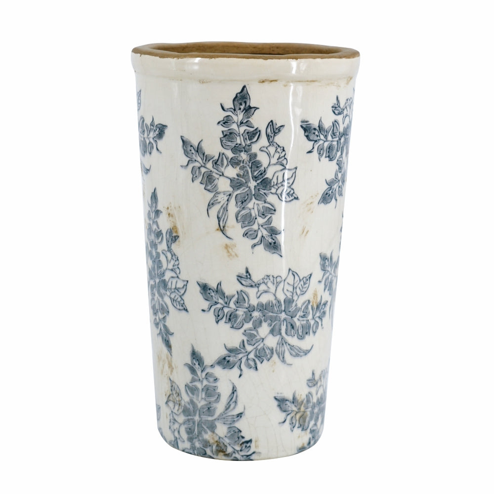 6.9x6.9x12" Flower Vase with Wide Mouth