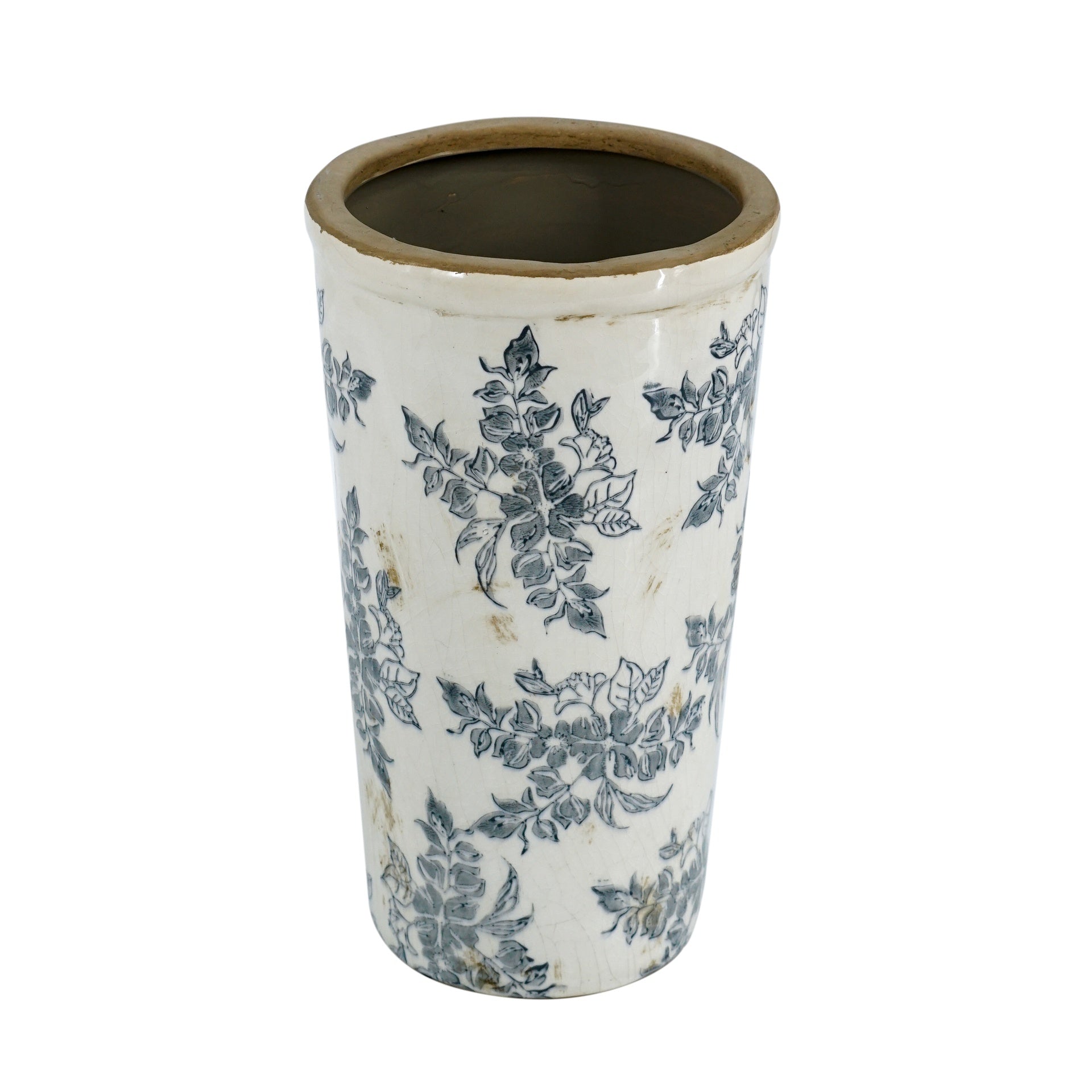 6.9x6.9x12" Flower Vase with Wide Mouth