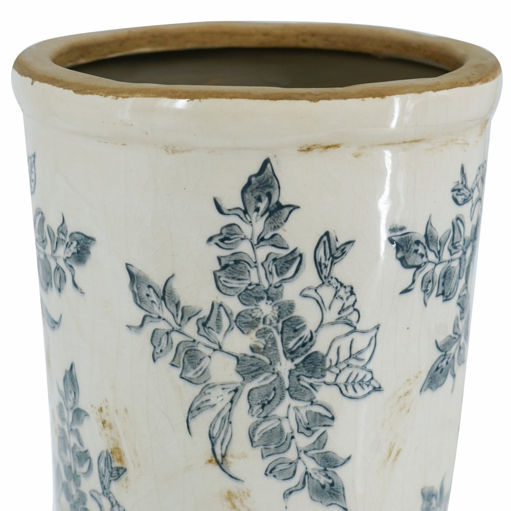 6.9x6.9x12" Flower Vase with Wide Mouth