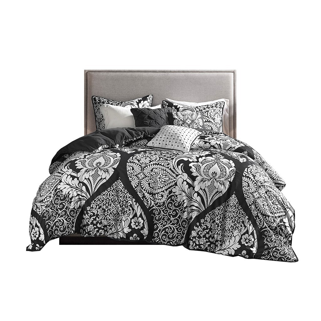 King/Cal King 6 Piece Printed Duvet Cover Set