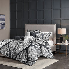 King/Cal King 6 Piece Printed Duvet Cover Set