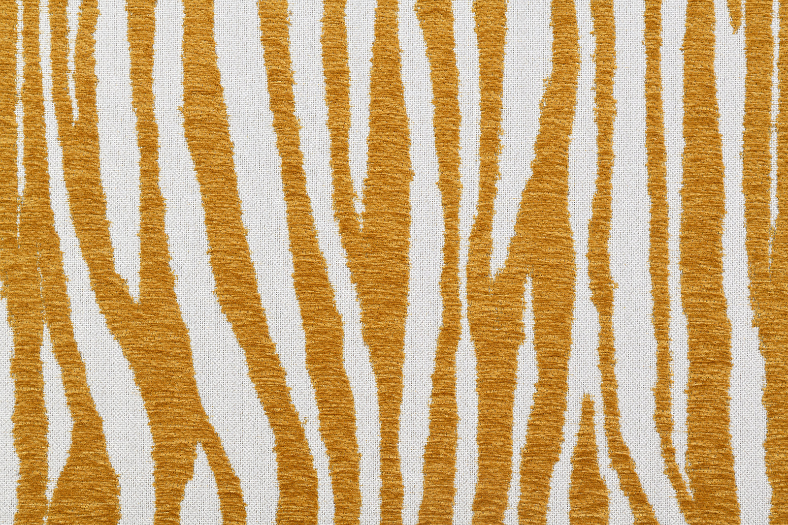 Contemporary Style 1pc Accent Chair Cylindrical Backrest High Density Foam Zebra Strip Fabric Yellow Finish Primary Living Room