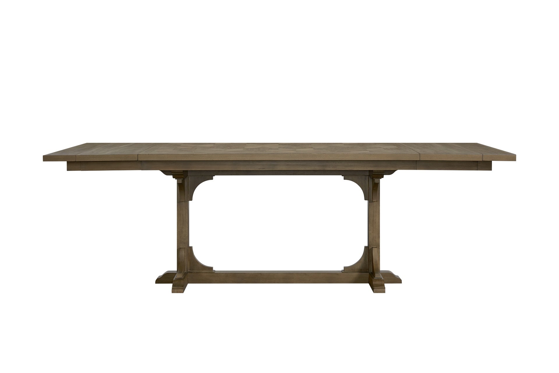 Counter Height Trestle Table - Almond