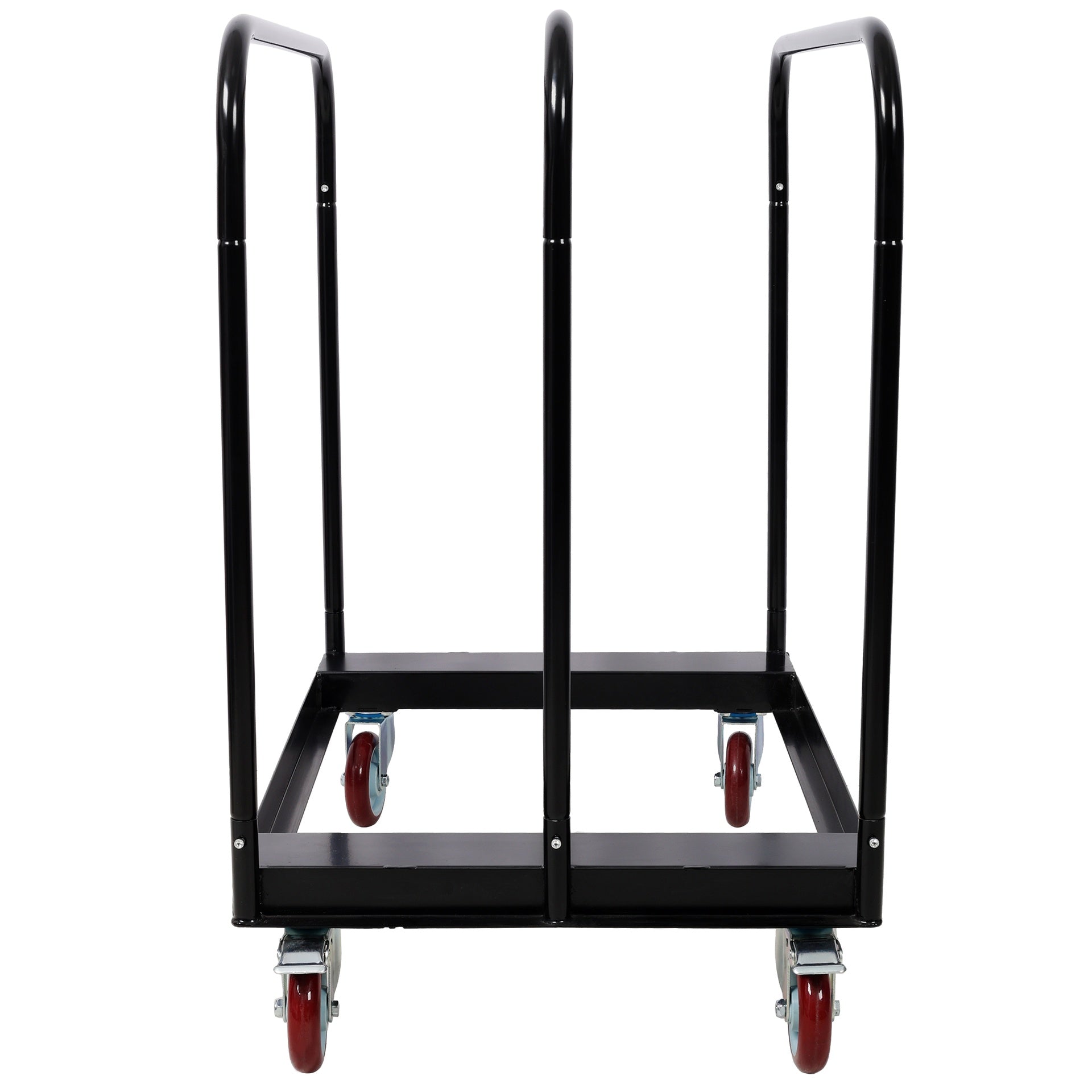 Heavy Duty Drywall Sheet Cart & Panel Dolly 1500lbs load capacity,Panel Service Cart,5 inch Swivel Casters,3 Side Handrails for Factory, Warehouse, Black