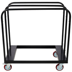 Heavy Duty Drywall Sheet Cart & Panel Dolly 1500lbs load capacity,Panel Service Cart,5 inch Swivel Casters,3 Side Handrails for Factory, Warehouse, Black