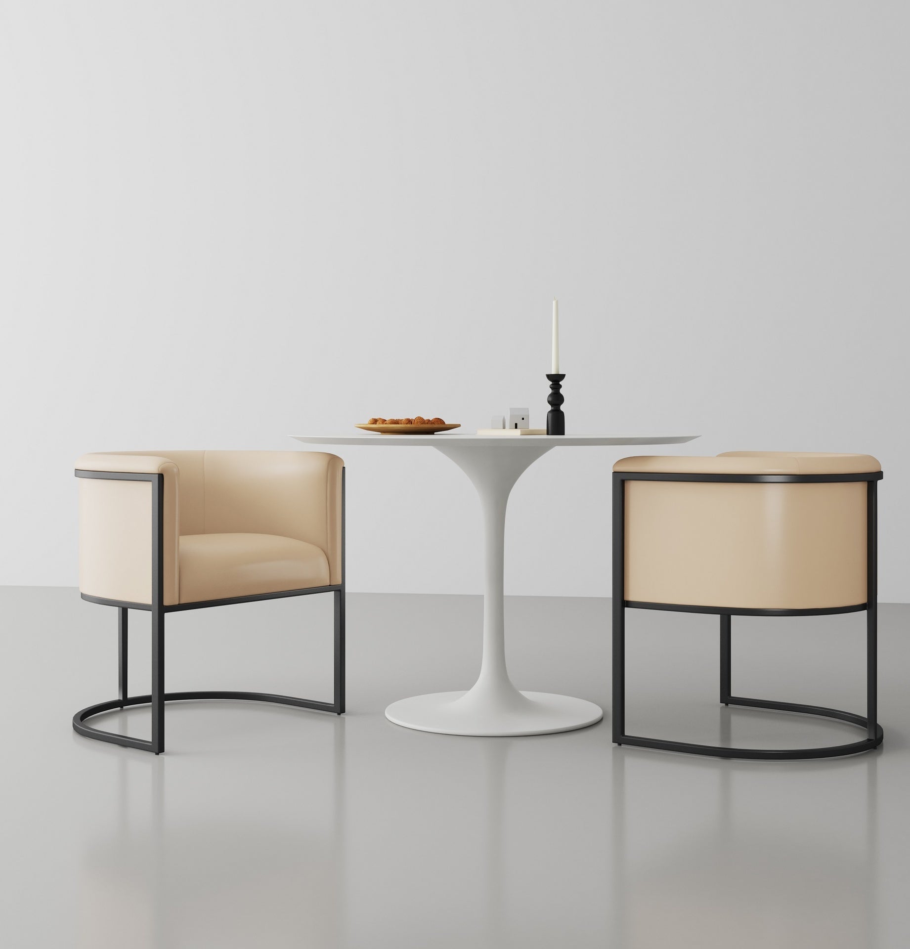 Dining Chair in Tan