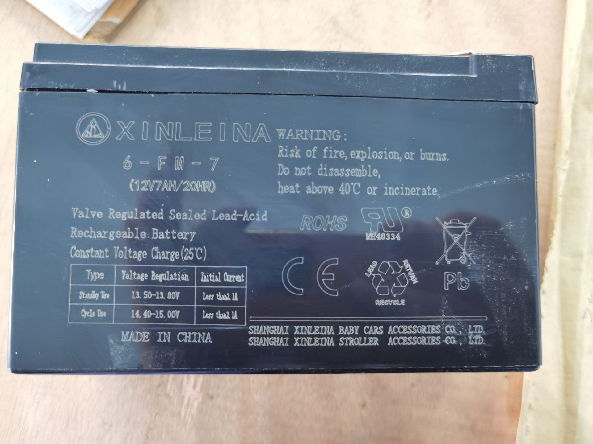 12v 7Ah Battery for Kids Ride on car, Valve Regulated Lead-Acid Rechargeable Battery,Rechargeable Replacement Battery for Kids Ride ons