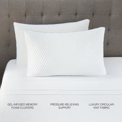 Restonic ComfortCare Hybrid Restful Nights Plush, King + 12-Piece Premium Comfort Bedding Pack, King Size