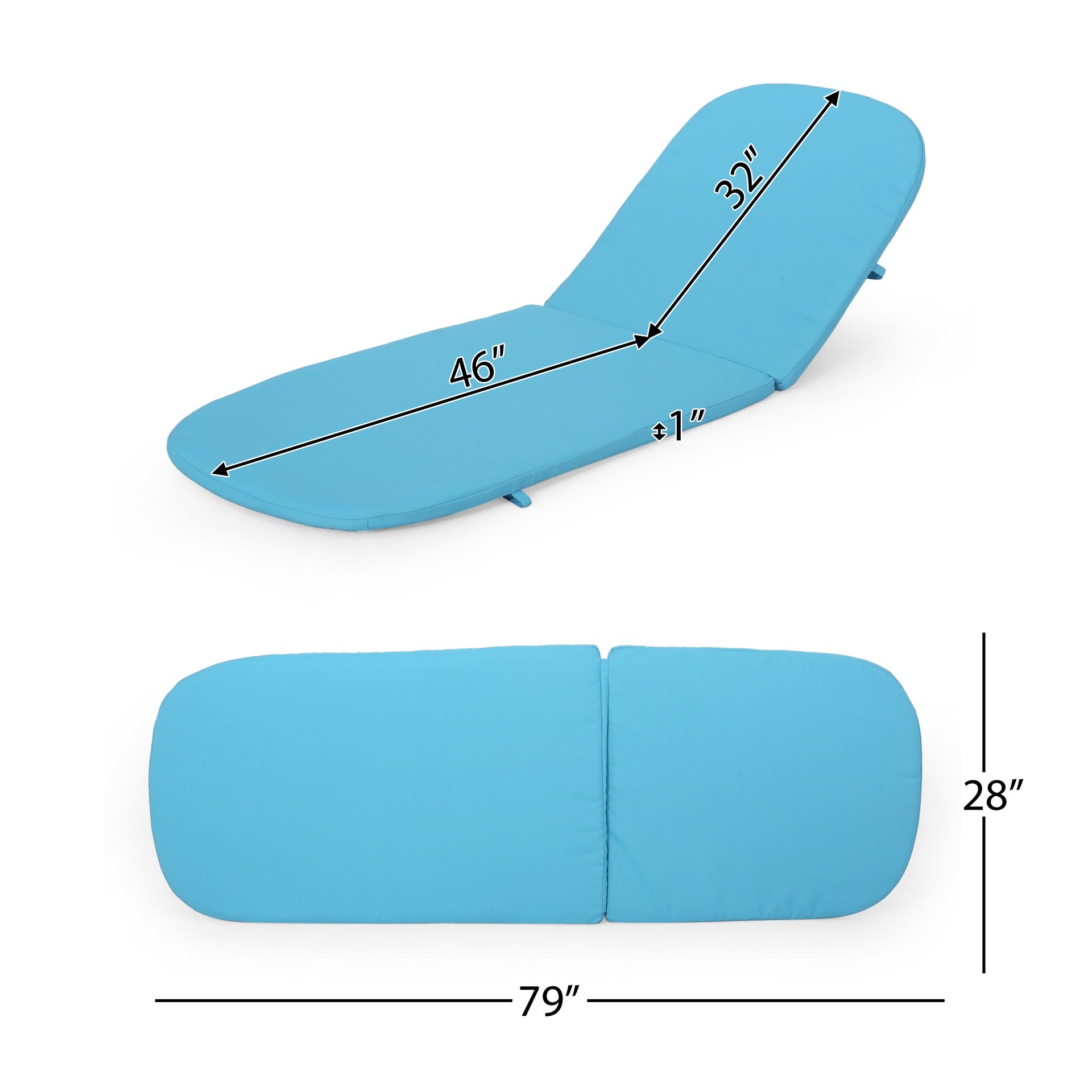 68020.00CUSH-BLU MP2 MIKAEL CHAISE LOUNGE CUSHION