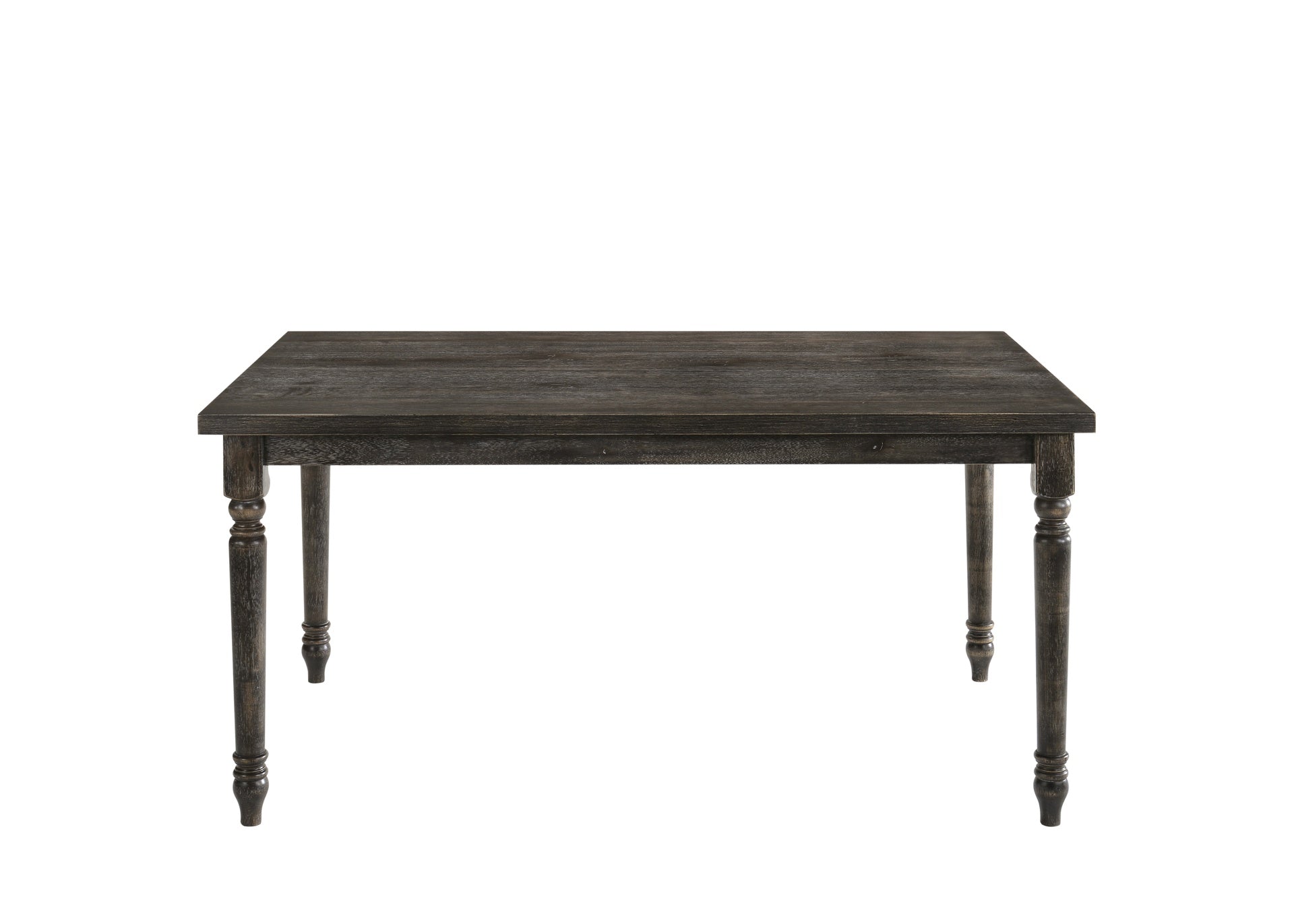 Claudia II Weathered Gray Finish 7 PCs Dining Room Set