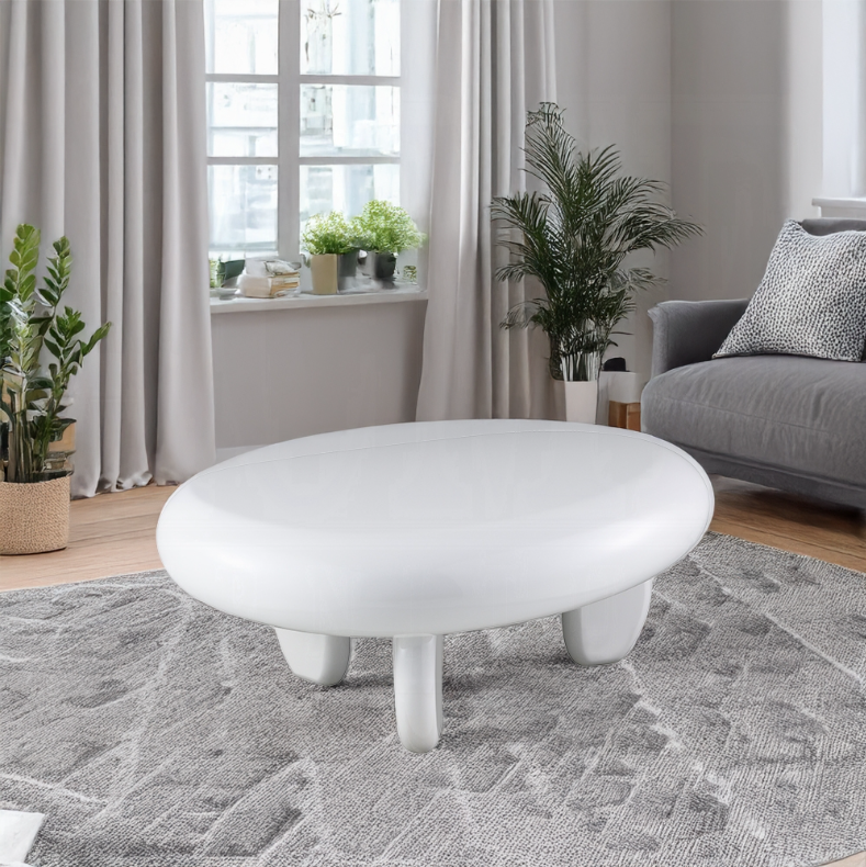 Wylie White High Gloss Coffee Table